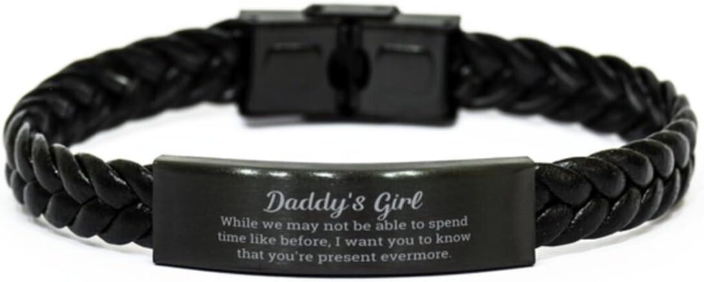 Best Jewelry – Braided Leather Bracelet For Daddy’s Girl Review