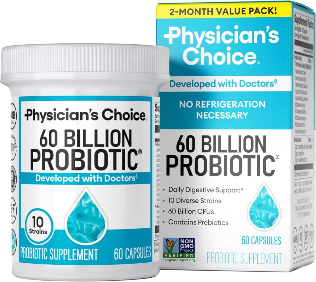 Best Probiotic – Physician’s CHOICE Probiotics 60B CFU Review