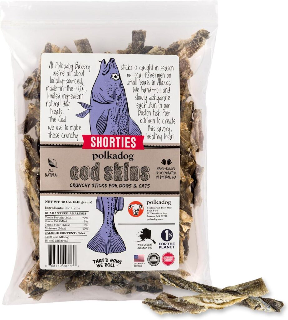 Best Dog Treats – Polkadog Cod Skins for Dogs (12oz Shortie) Review