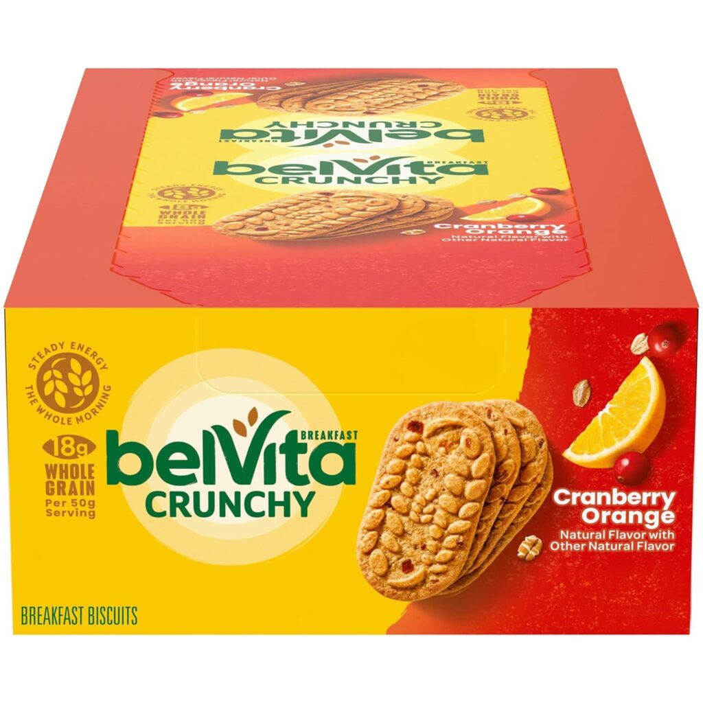 Best Breakfast Biscuits – belVita Breakfast Bars Cranberry Orange Review