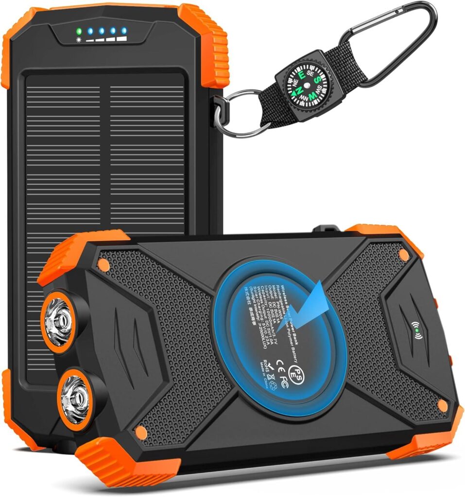 Best Portable Charger – BLAVOR Solar Power Bank 10,000mAh Review