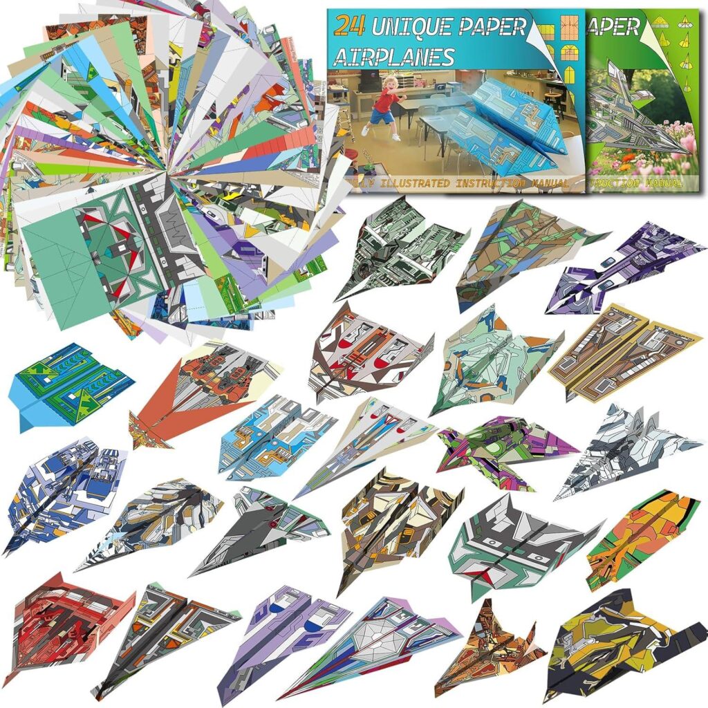 Best Paper Airplane Kit – Elfew 48 Sheet Origami Review