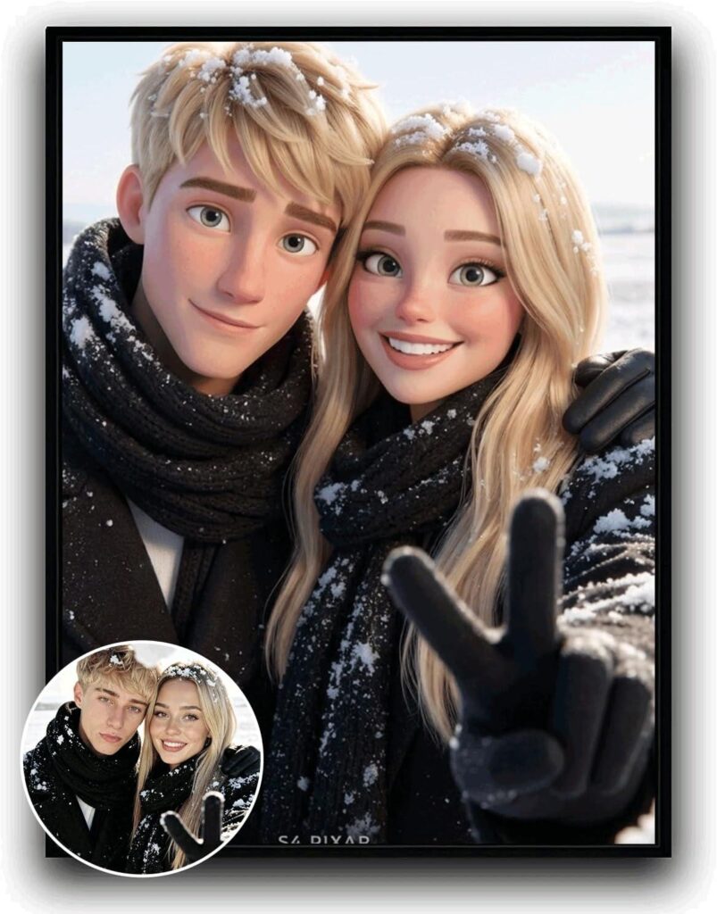 Best Couple Wall Art – Famitrendz Custom Cartoon Portrait Review