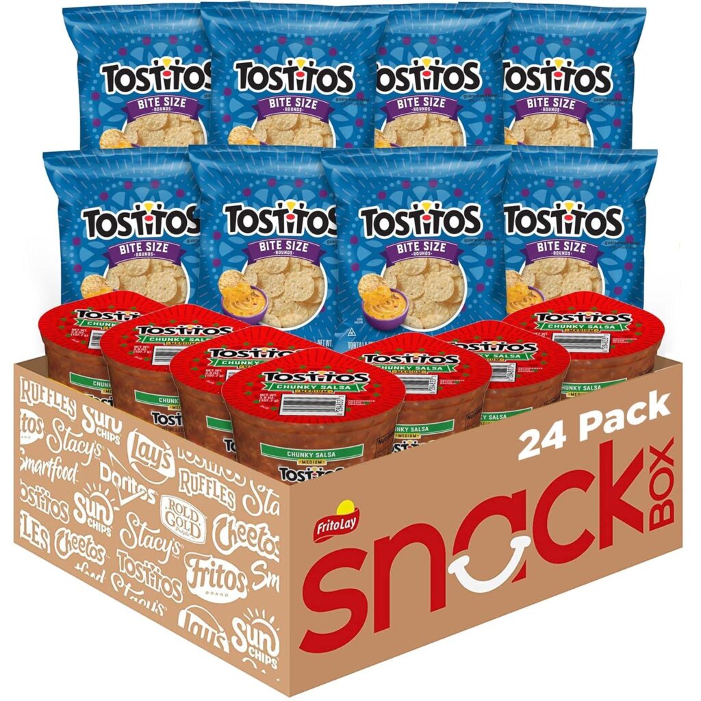Best Vegetarian Snack – Frito Lay Tostitos Bitesize Rounds Chips and Salsa Dip Cups Review