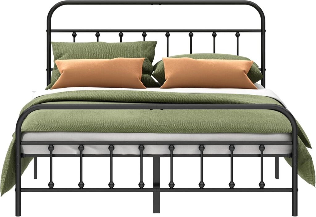 Best Bed Frame – Structurally Stable Heavy Duty Steel Slat Support. Review