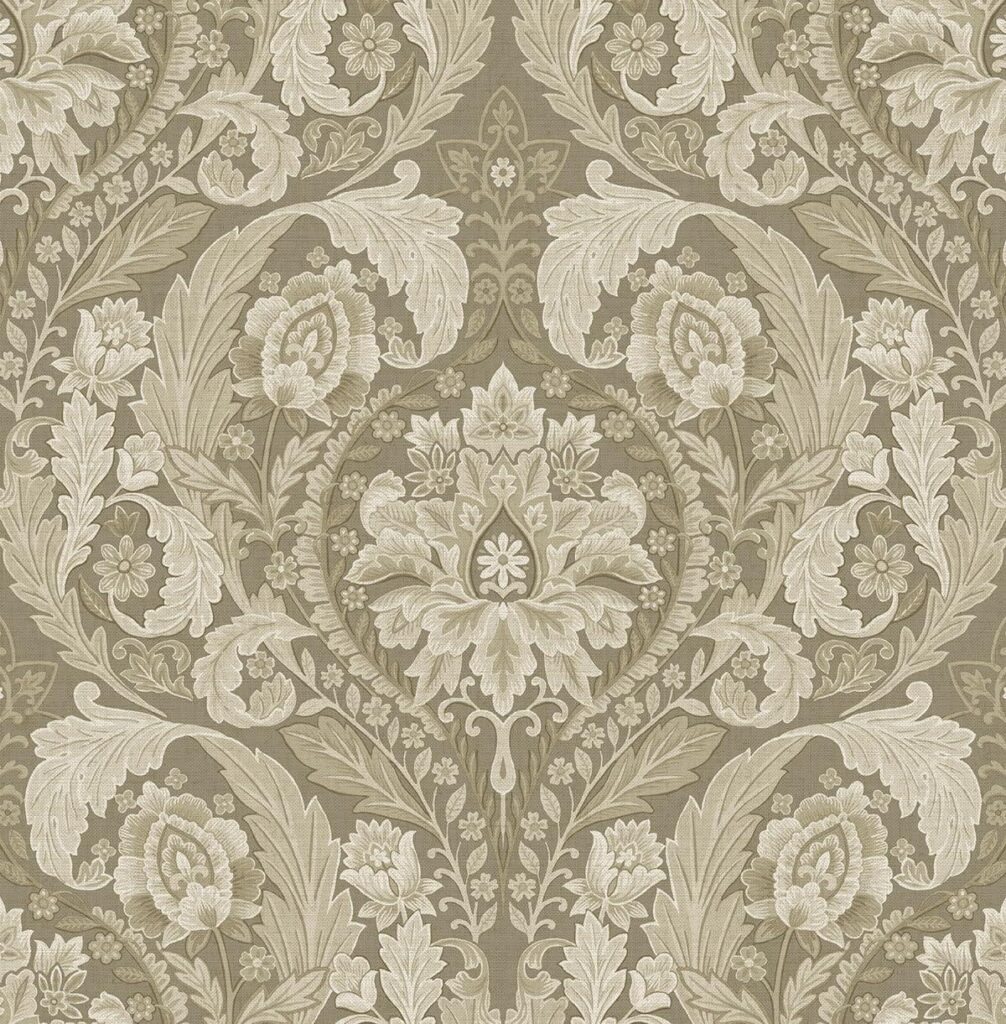 Best Home Wallpaper – NextWall Harry & Grace Thornton Vintage Damask Peel and Stick Wallpaper (Latte) Review