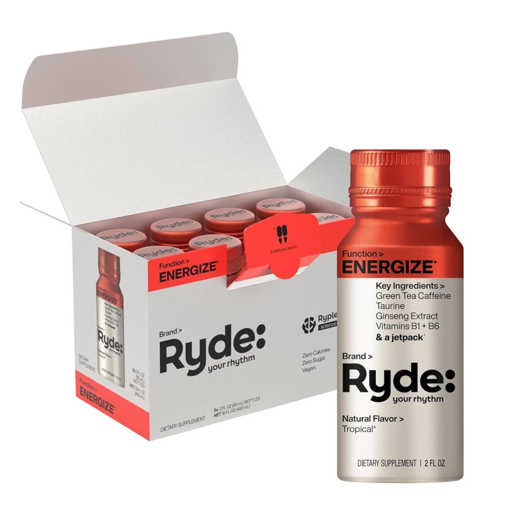 Best Energy Shot – Ryde: Energize Shot | Tropical Flavor Review