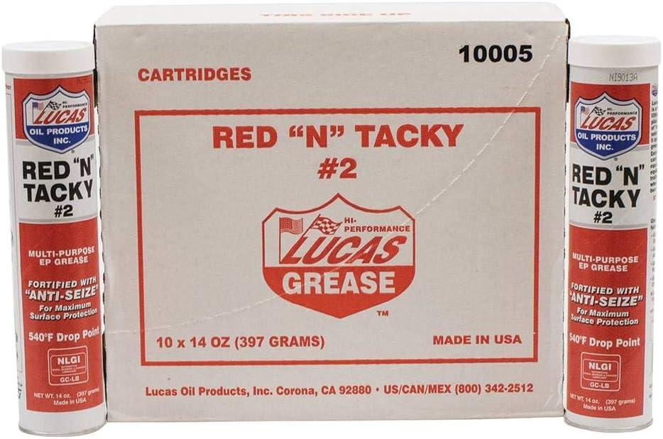 Best Automotive Grease – Stens Lucas Oil Red N Tacky Grease Review