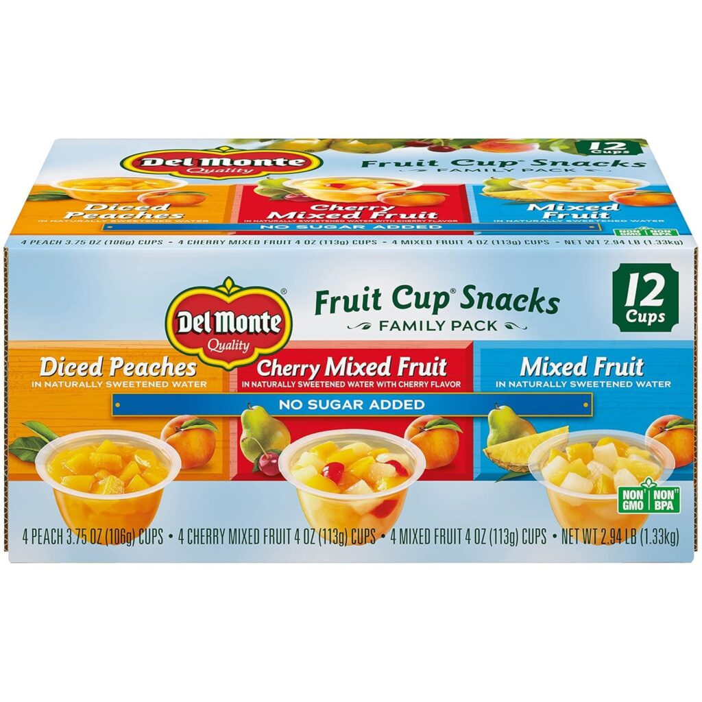Best Fruit Snack – Del Monte FRUIT CUP Snacks Variety Pack Review