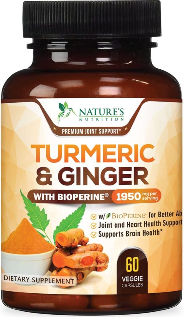 Best Vegan Joint Support – Turmeric Curcumin Supplement 1950mg Review
