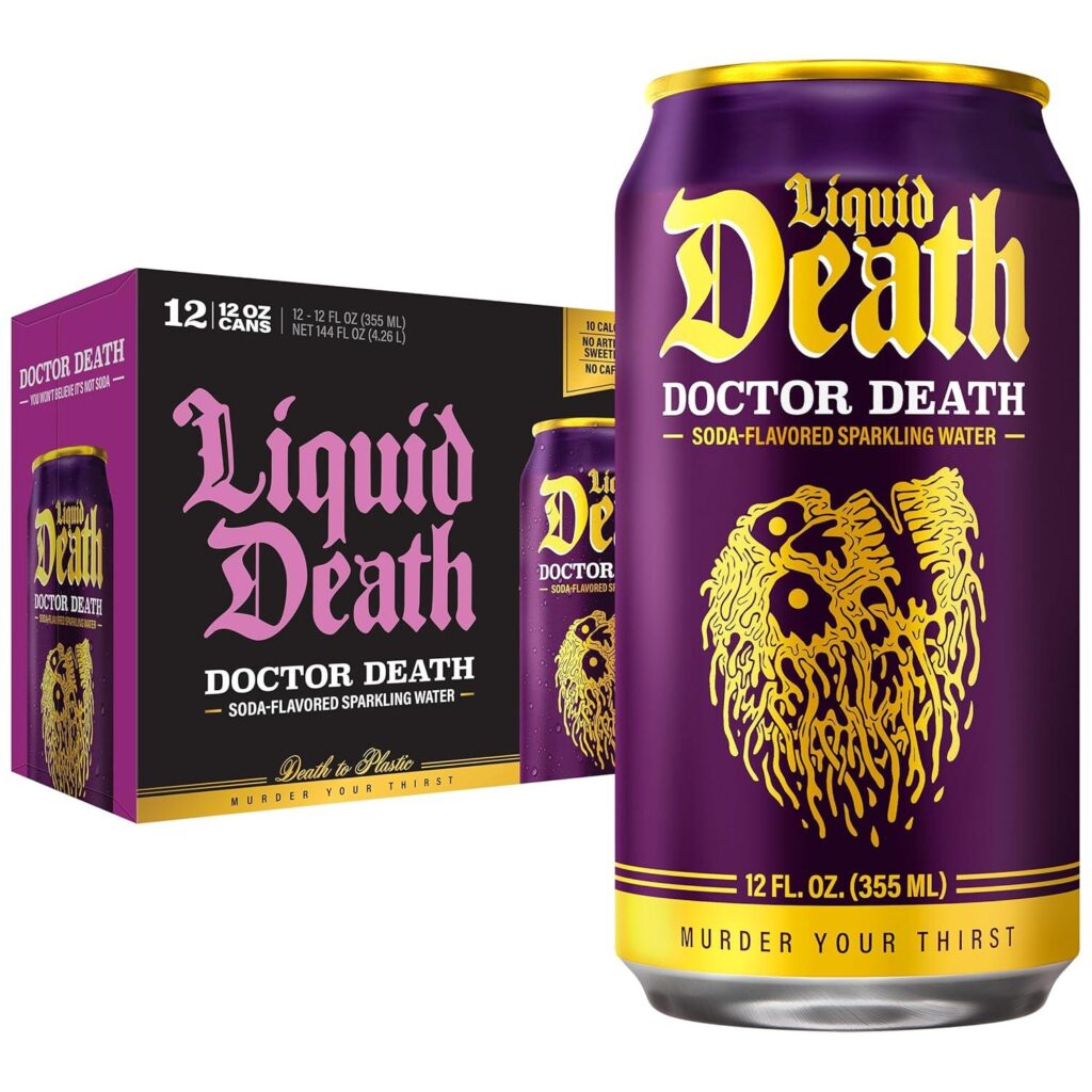 Best Sparkling Water – Liquid Death Soda-Flavored Doctor Death Review