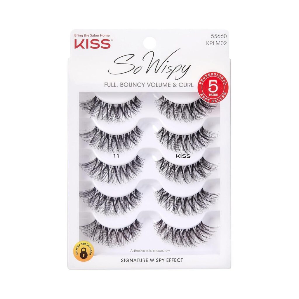 Best False Eyelashes – KISS So Wispy, Style #11, 12mm Review