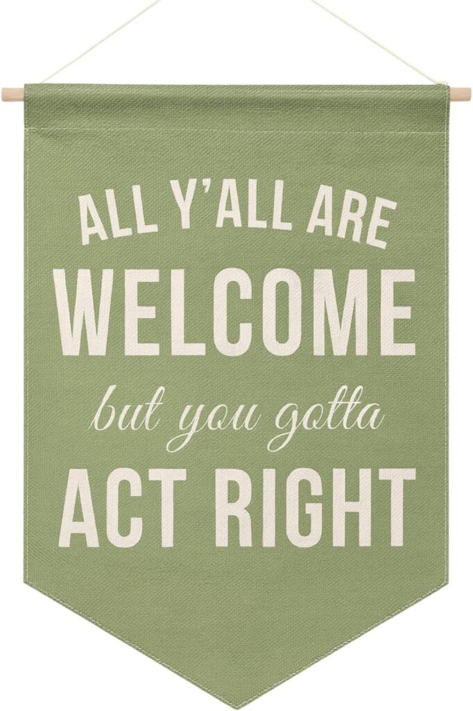 Best Home Decor – Funny Welcome Banner Wall Hanging Review