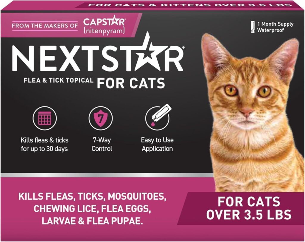 Best Cat Flea Prevention – NEXTSTAR Flea and Tick Control Review