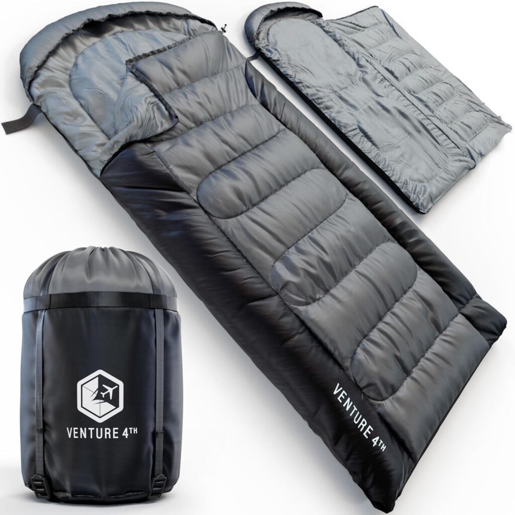 Best Sleeping Bag – VENTURE 4TH XXL Lightweight Outdoor Review
