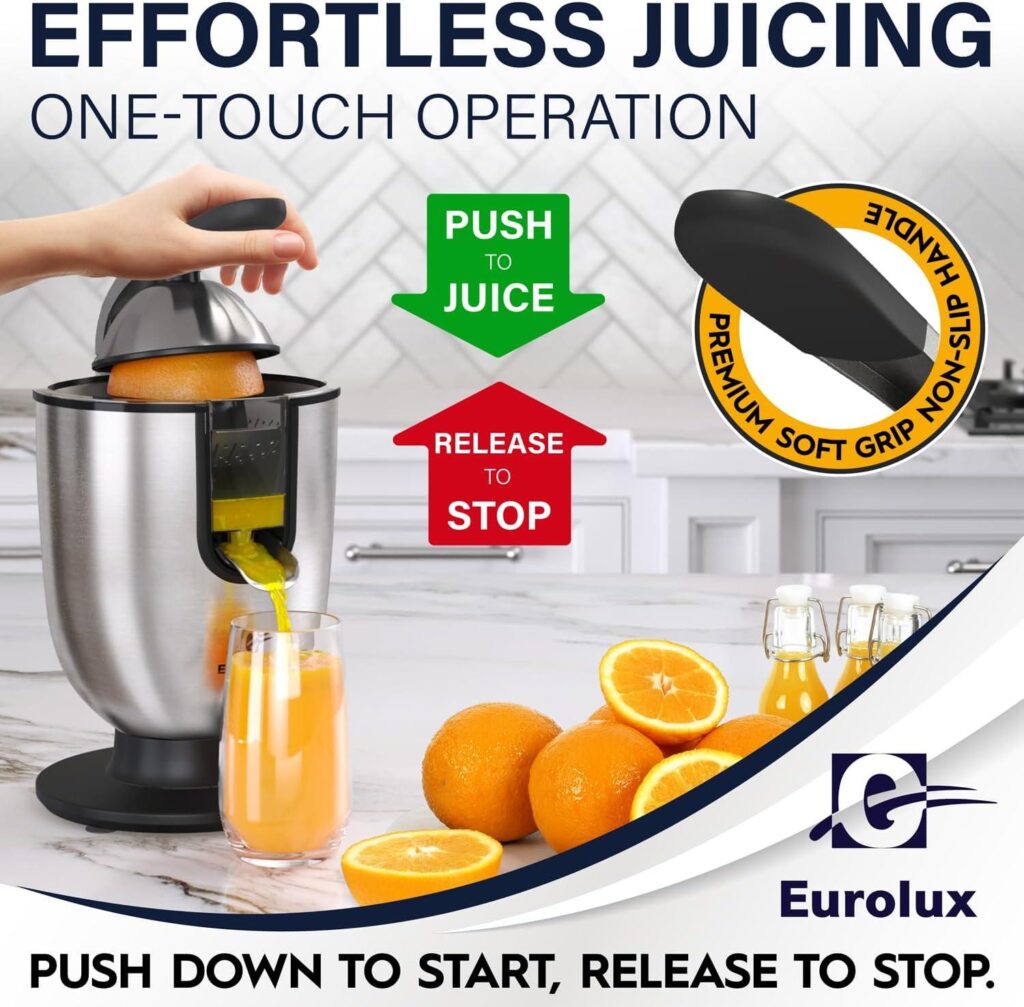 Best Juicer – Eurolux Premium Electric Orange Juicer Review