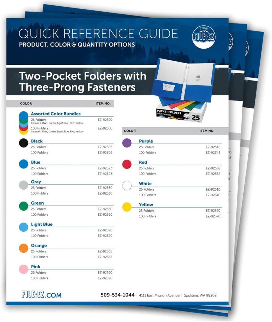 Best Office Supply – FILE-EZ Two-Pocket Folders Review