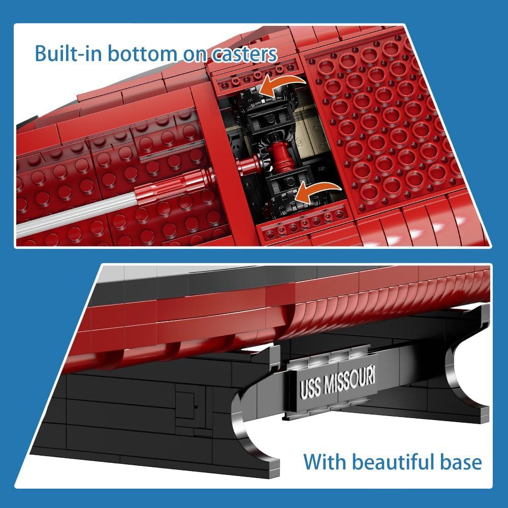 Best Building Kit – MISINI M6320 WWII Battleship Review