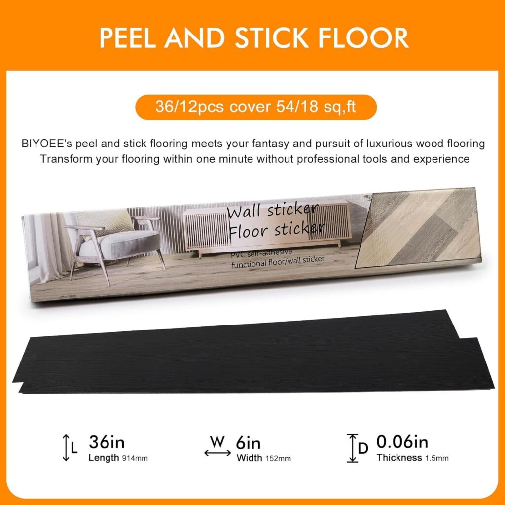 Best Budget Vinyl Plank Flooring – 12-Pack Peel and Stick Review