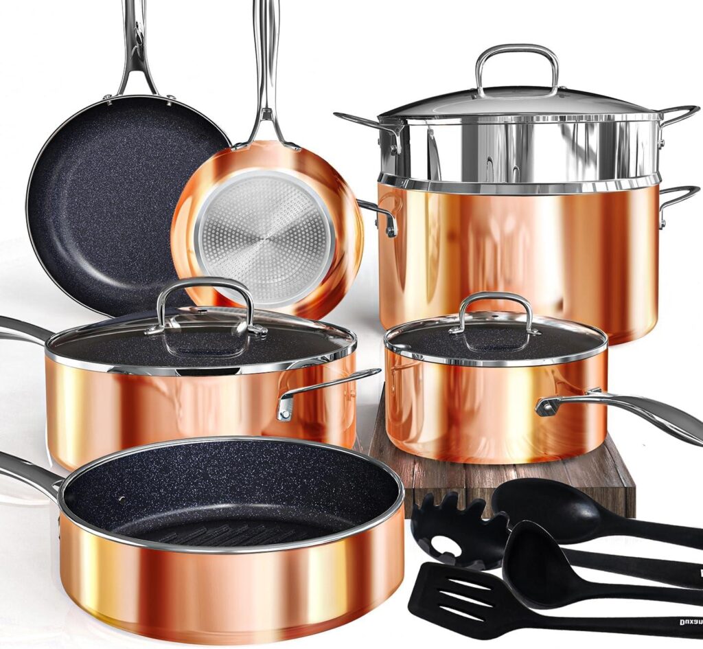 Best Cookware – Deluxe DUXANO 14PC Healthy Pots and Pans Review