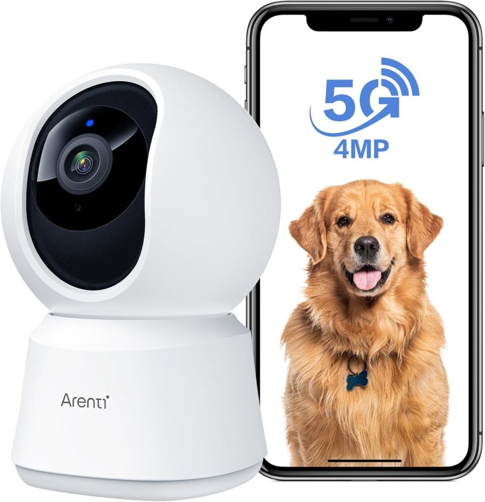 Best Indoor Security Camera – ARENTI 5G 4MP Pet Monitor Review