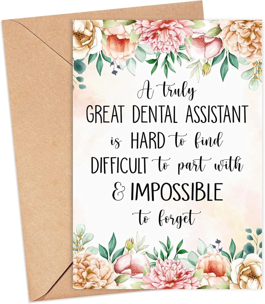 Best Appreciation Card – Emily Gift Dental Assistant Card Review