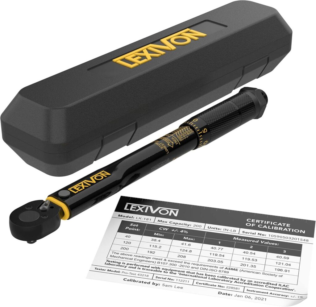 Best Torque Wrench – LEXIVON Inch Pound Torque Wrench Review