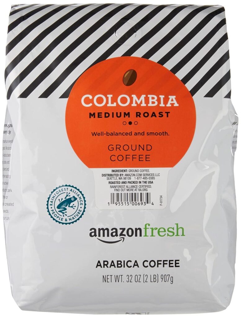 Best Ground Coffee – Amazon Fresh, Colombia Medium Roast Review