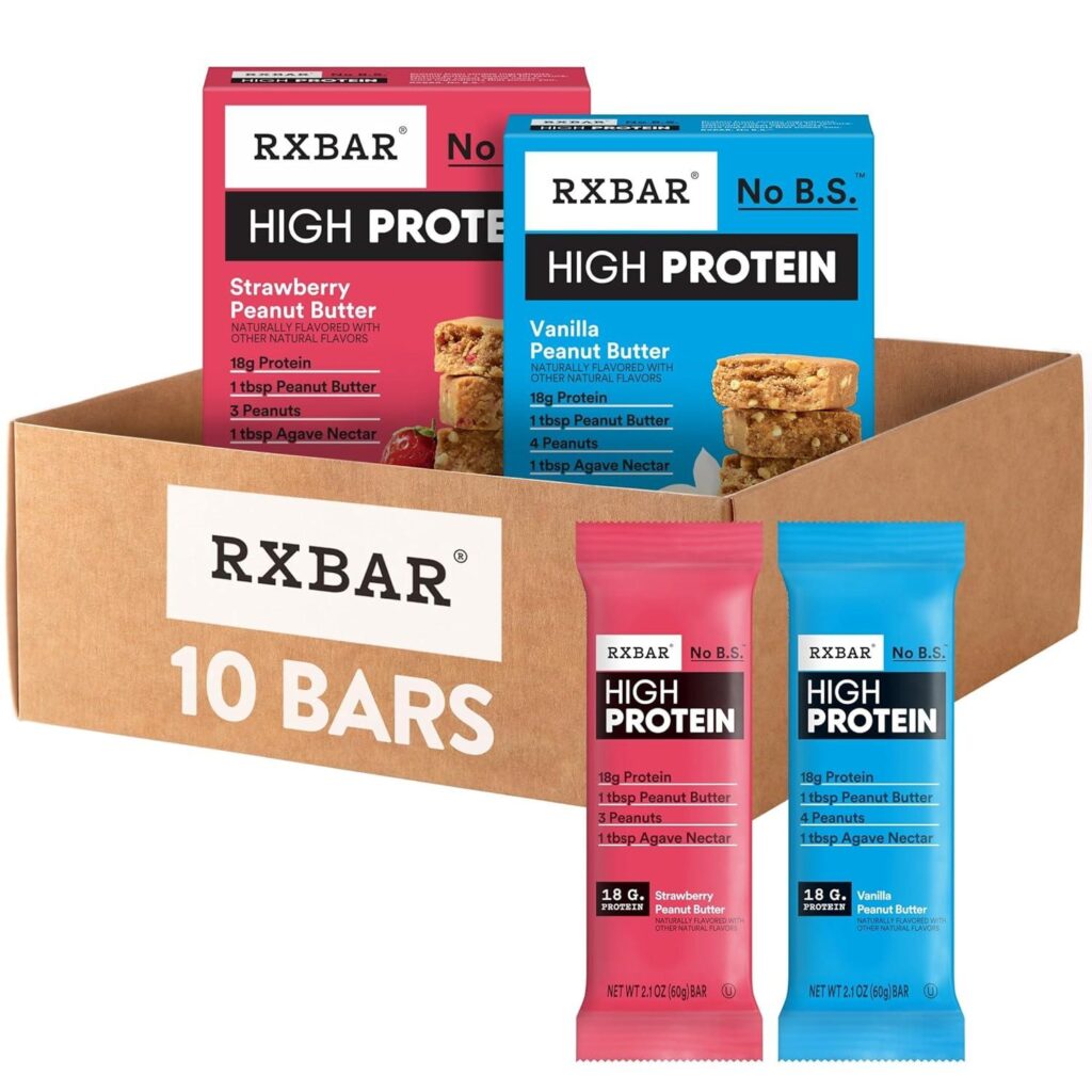 Best Protein Snacks – RXBAR High Protein Bars, Gluten Free Review