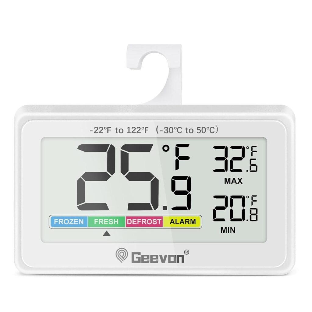 Best Refrigerator Thermometer – Geevon Digital Thermometer Review