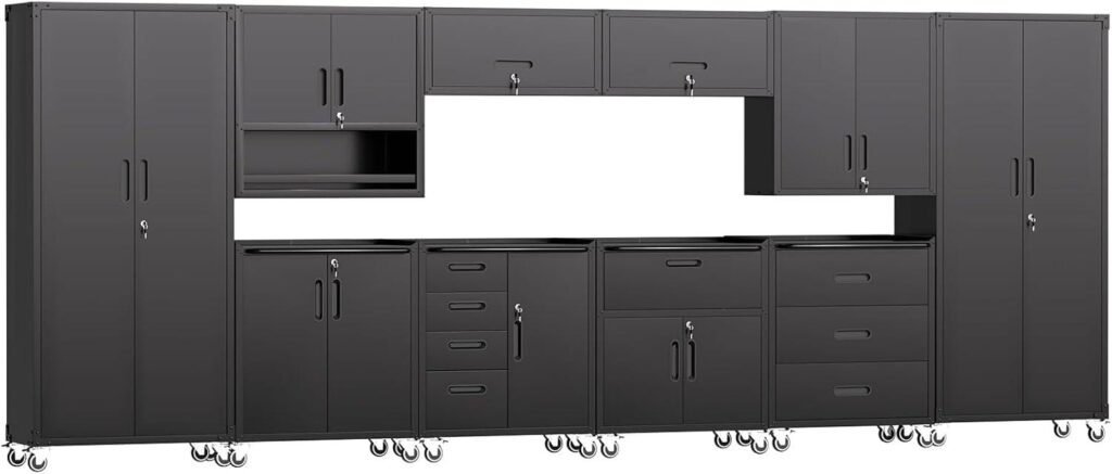 Best Garage Storage Cabinets – 8PCS Workshop Set with Drawers Review