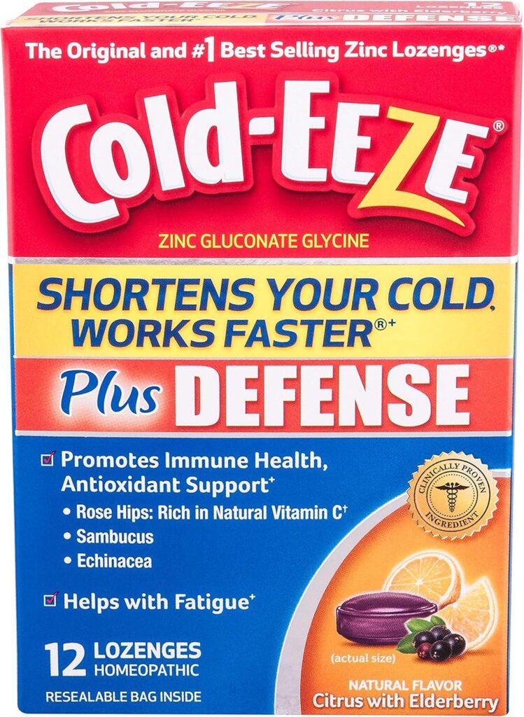 Best Cold Remedy – Cold-EEZE Plus Defense Lozenges, 12 Count Review