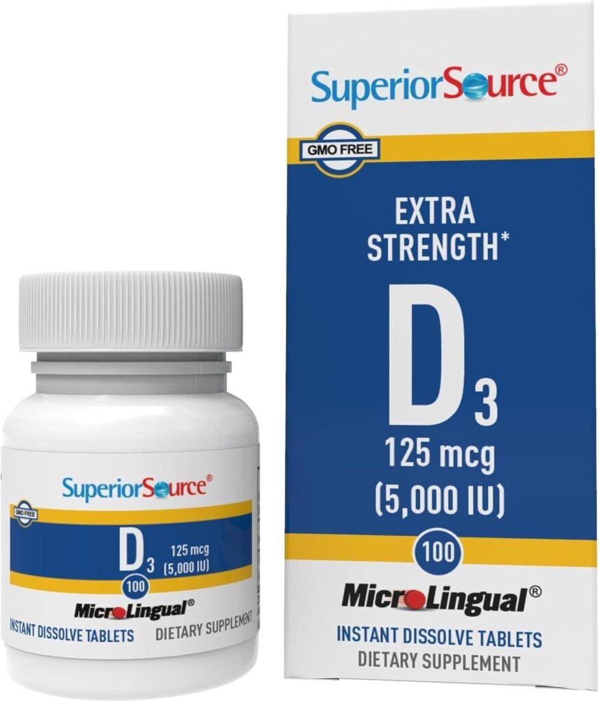 Best Health Supplement – Superior Source Vitamin D3 5000 IU Review