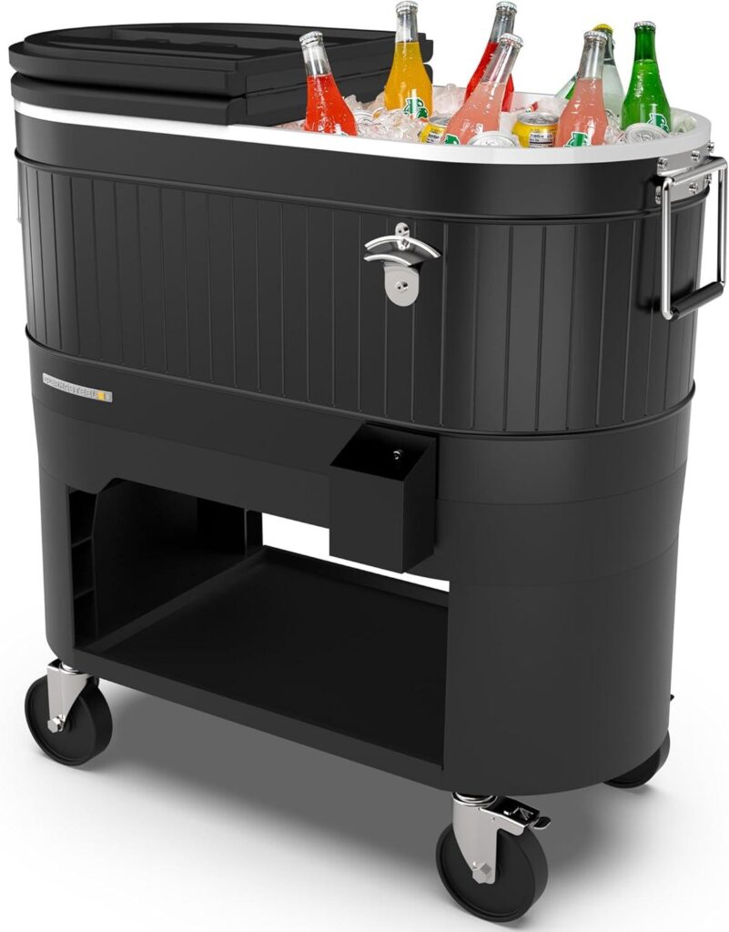 Best Outdoor Cooler – Permasteel Rolling Patio Cooler Review