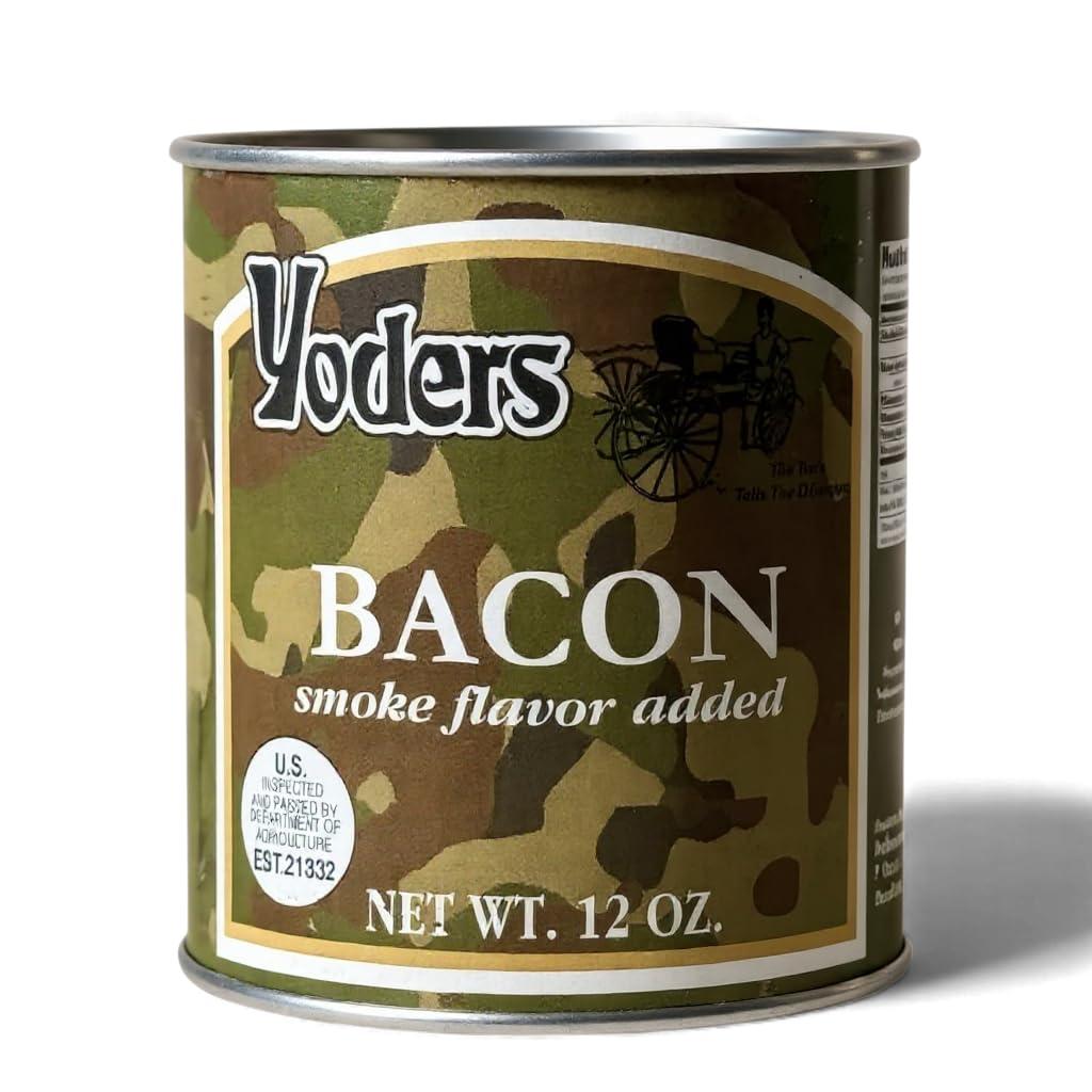 Best Survival Food – Yoders Bacon Single Can | 12 oz Fully Cooked Review