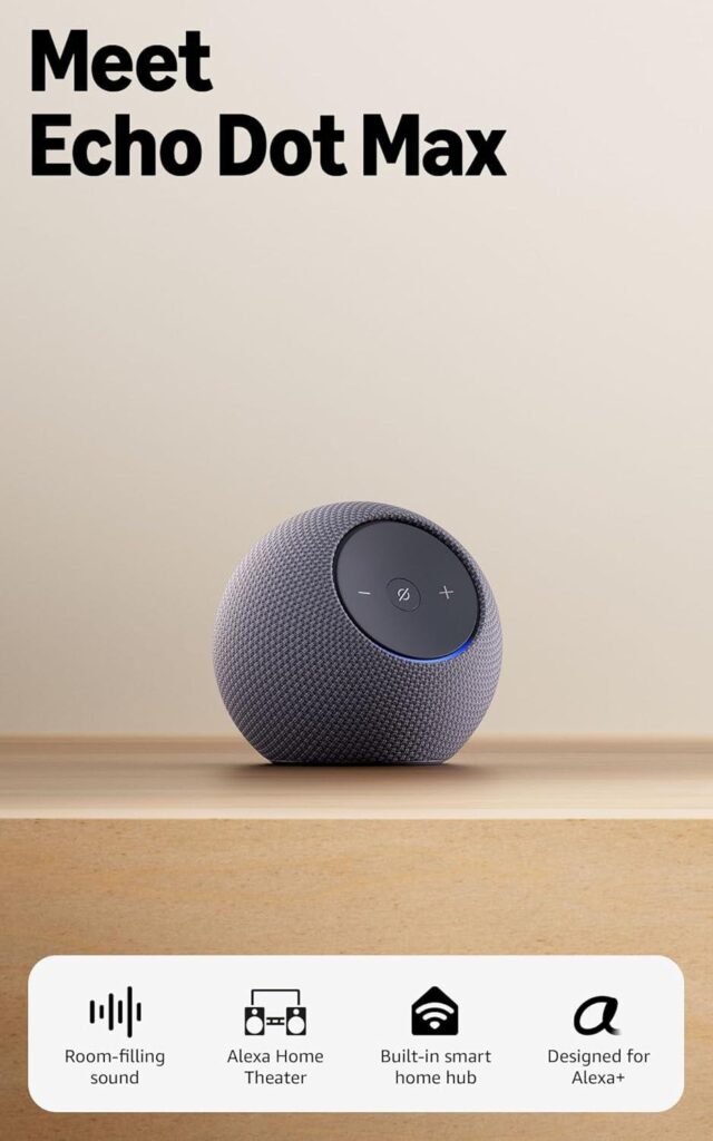 Best Electronics – Amazon Echo Dot Max Alexa Speaker Review