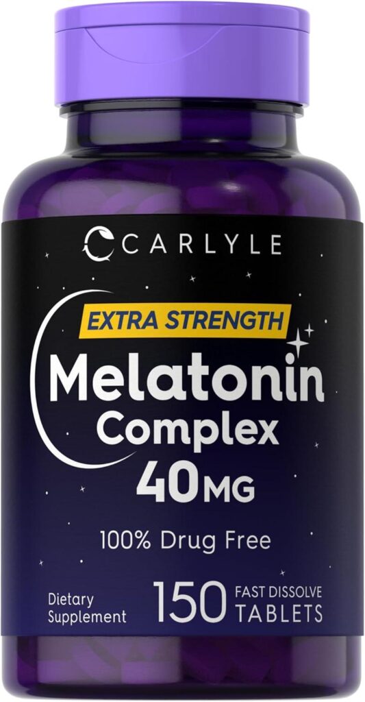 Best Sleep Supplement – Carlyle Melatonin 40mg Complex Review