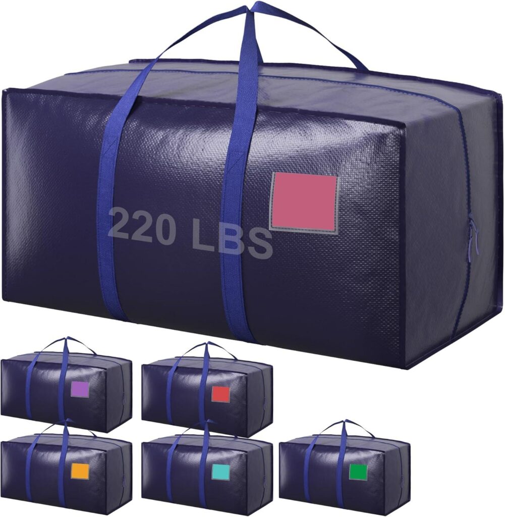 Best Home Organization – 6 Pack Extra Large Heavy Duty Moving Bags Review