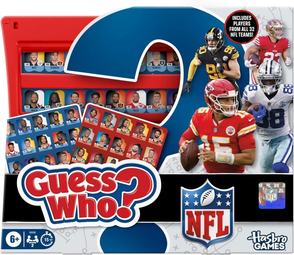 Best Family Game – Guess Who? NFL Edition Board Game Review