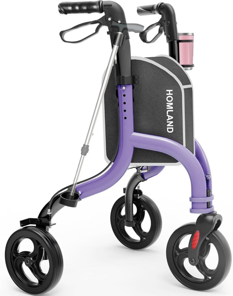 Best Walker – HOMLAND 3 Wheel Walkers for Seniors Review
