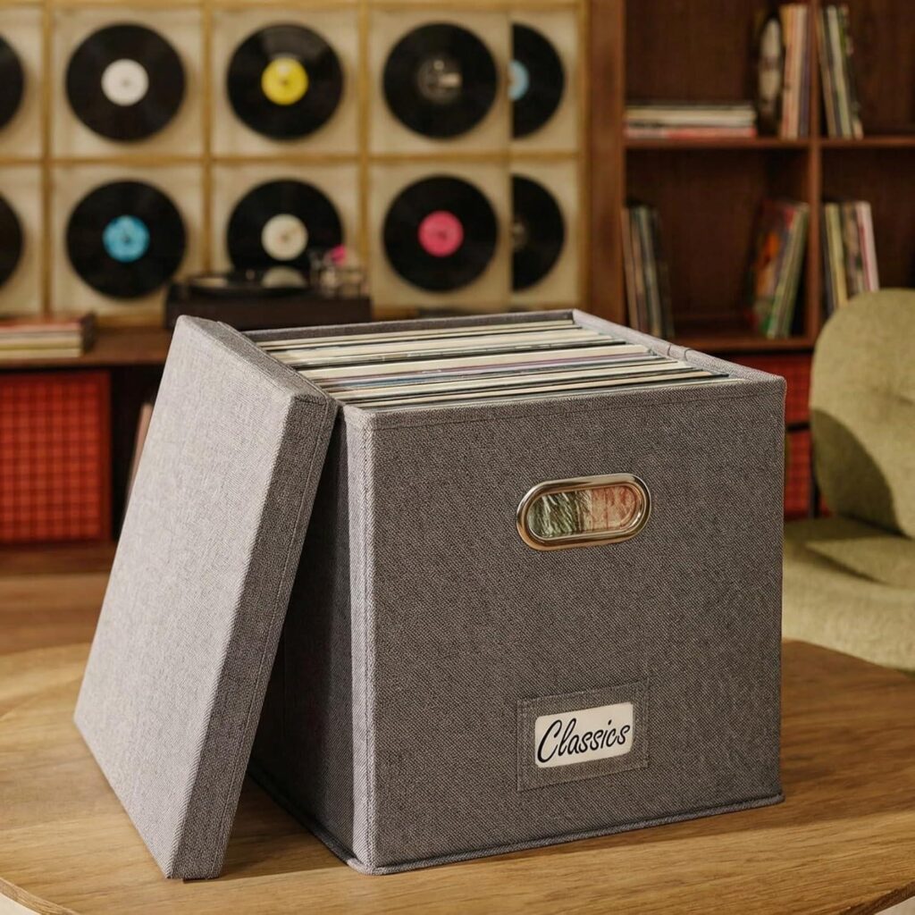 Best Vinyl Record Storage – ZICOTO Decorative Storage Box Review