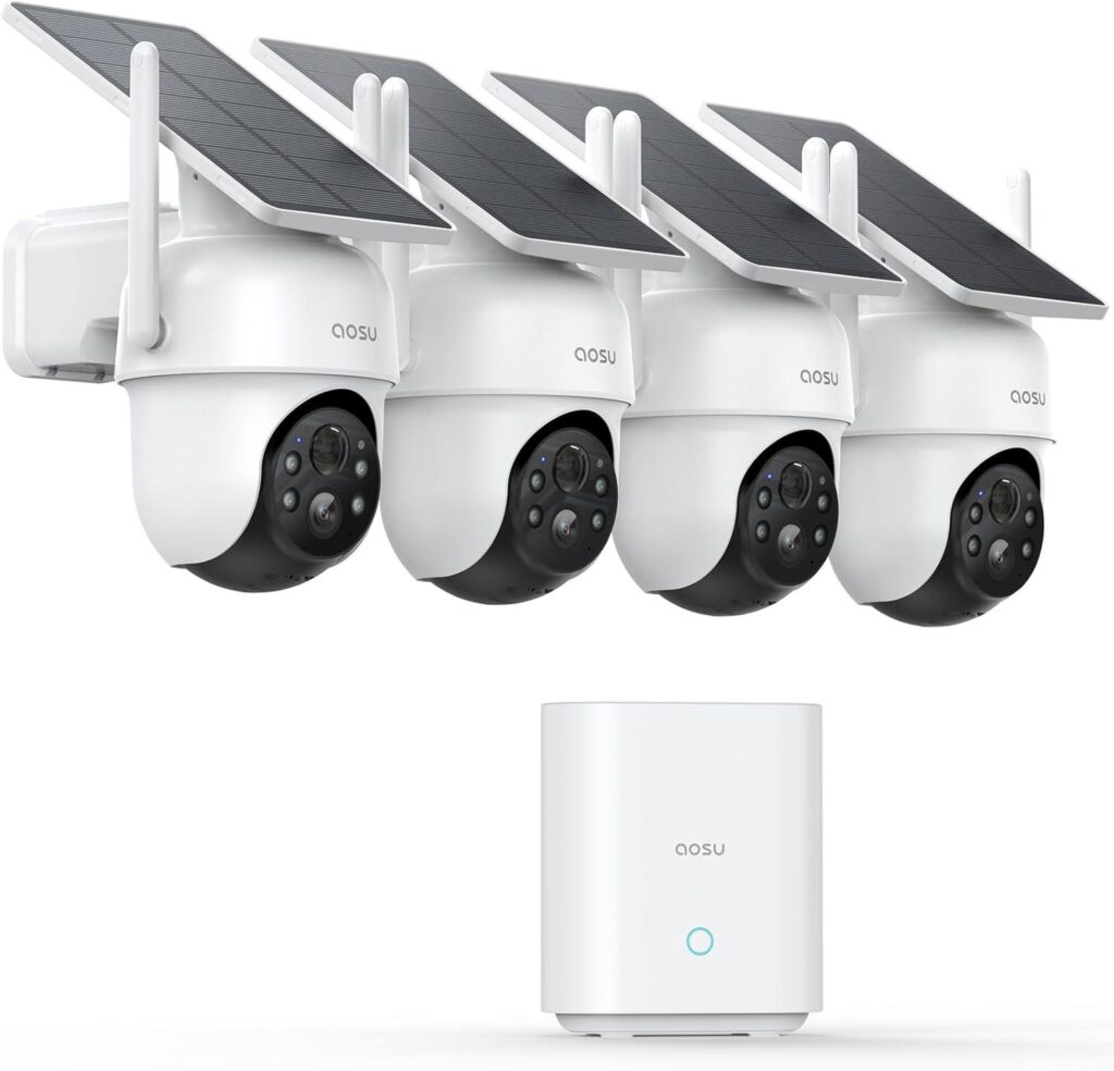 Best Outdoor Security Cameras – aosu Wireless 4 Cam-Kit Review