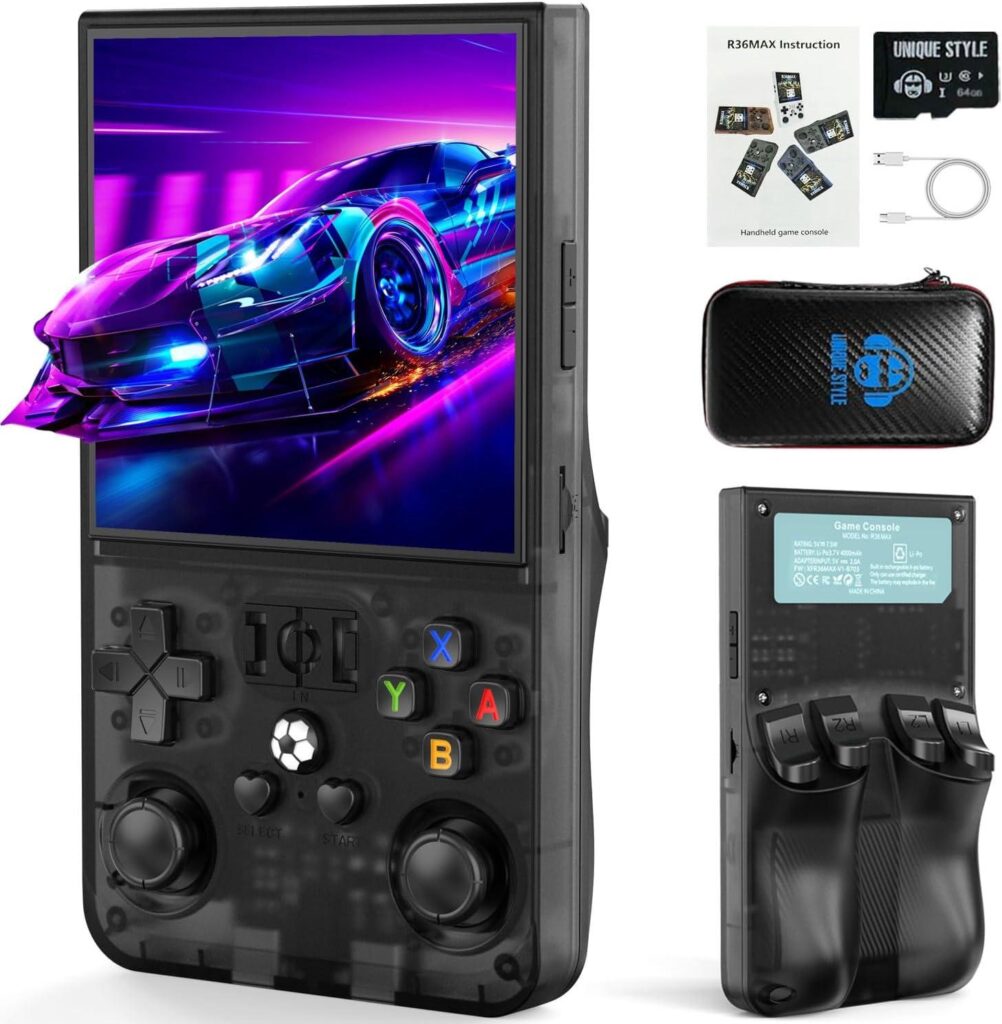 Best Handheld Gaming Console – R36MAX Retro Game Console Review