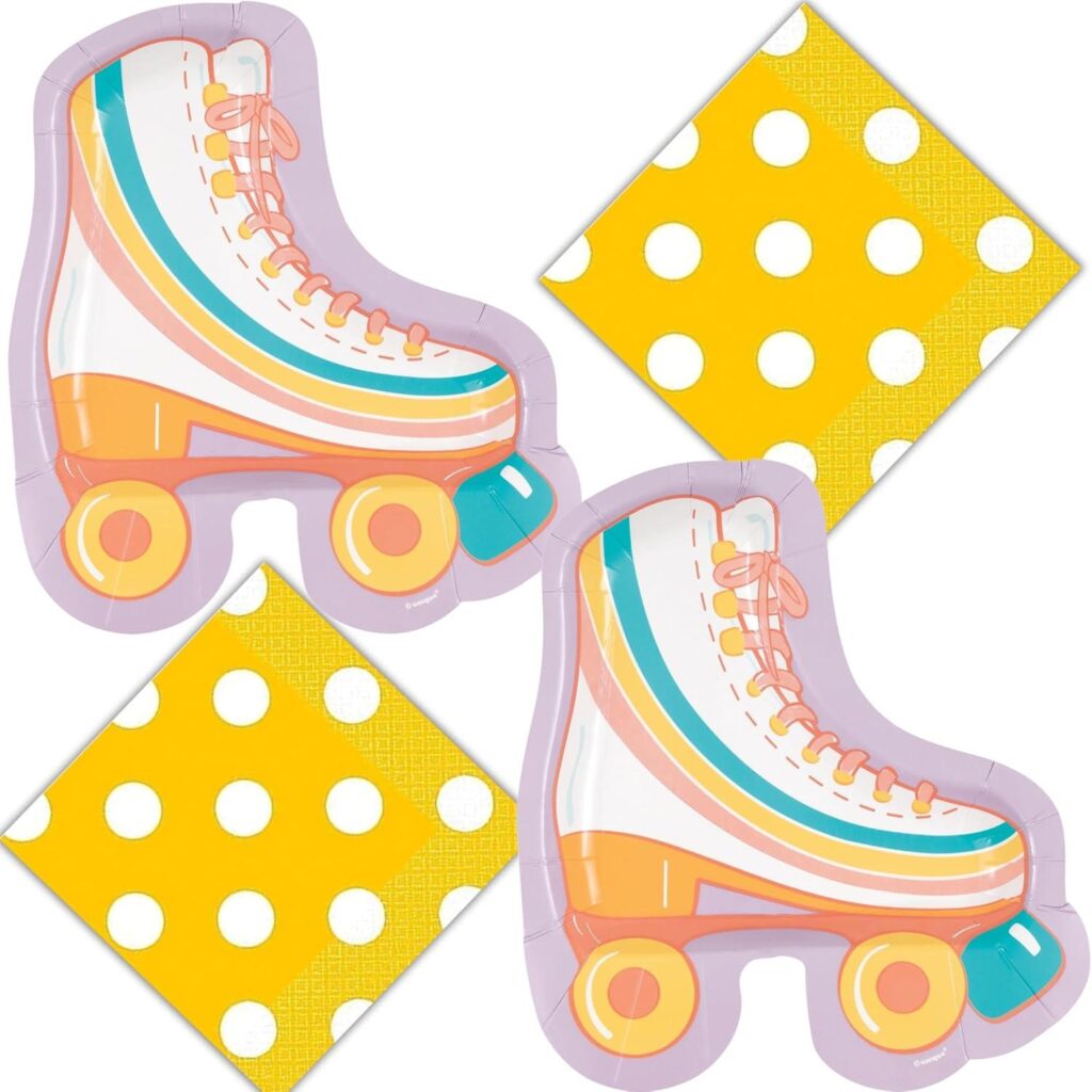 Best Party Supplies – HOME & HOOPLA Retro Roller Skate Plates Review