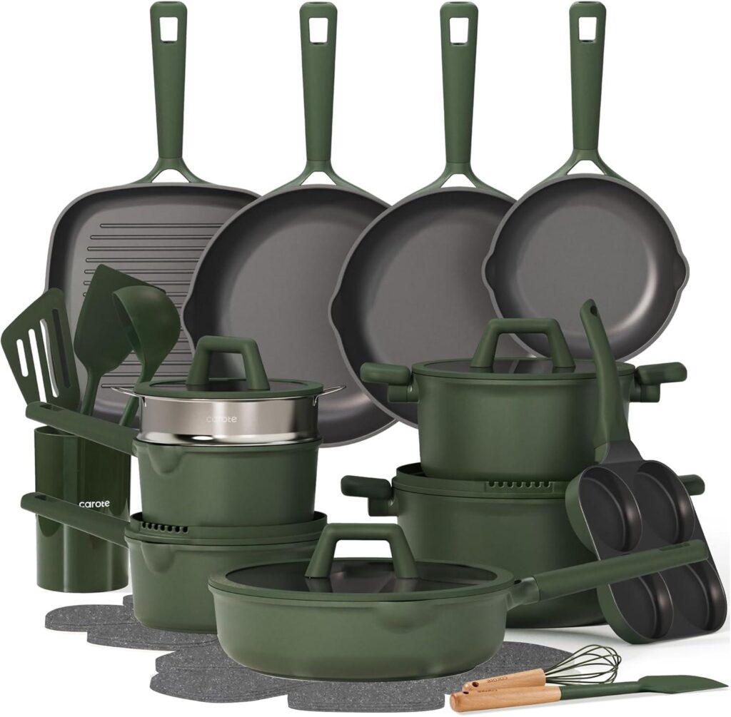 Best Cookware – CAROTE 31PCS Pots and Pans Set, Nonstick Review