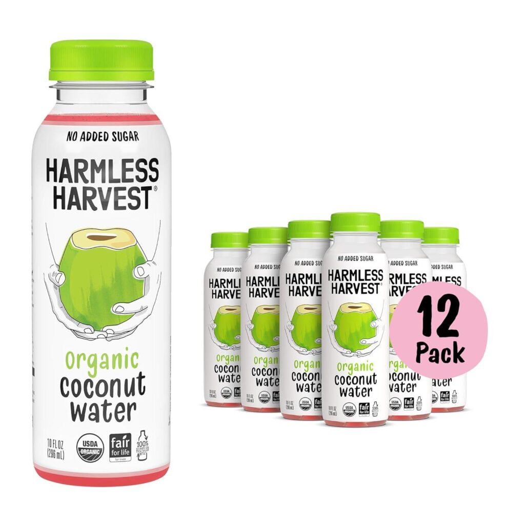 Best Coconut Water – Harmless Harvest Organic Coconut Water 10 Fl Oz, 12 Pack Review