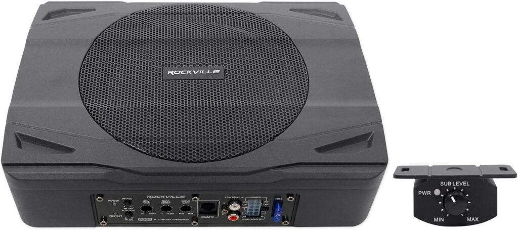 Best Slim Subwoofer – Rockville SS8P 400W Active Review
