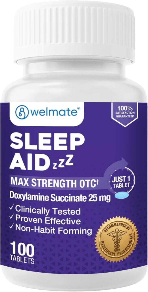 Best Sleep Aid – WELMATE – Nighttime Sleep Aid 100 Tablets Review
