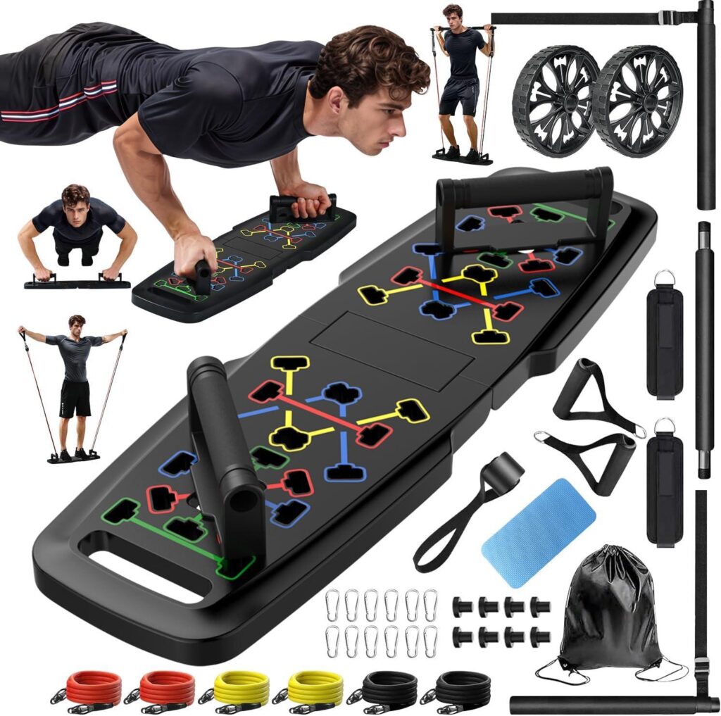 Best Home Gym – MQRW Push Up Board, Pilates Bar & Full Body Review