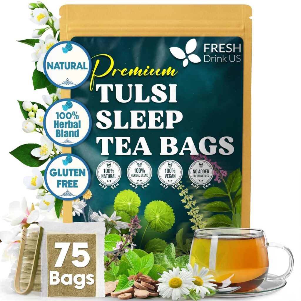 Best Herbal Tea – FreshDrinkUS, Tulsi Sleep Tea Bags | 75 Count Review